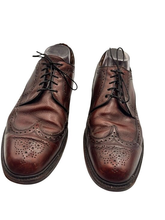 Sears Vintage Size 12 Wingtip Brown Wingtip Oxford Brogue Dress Shoes sku 4185 main image 7